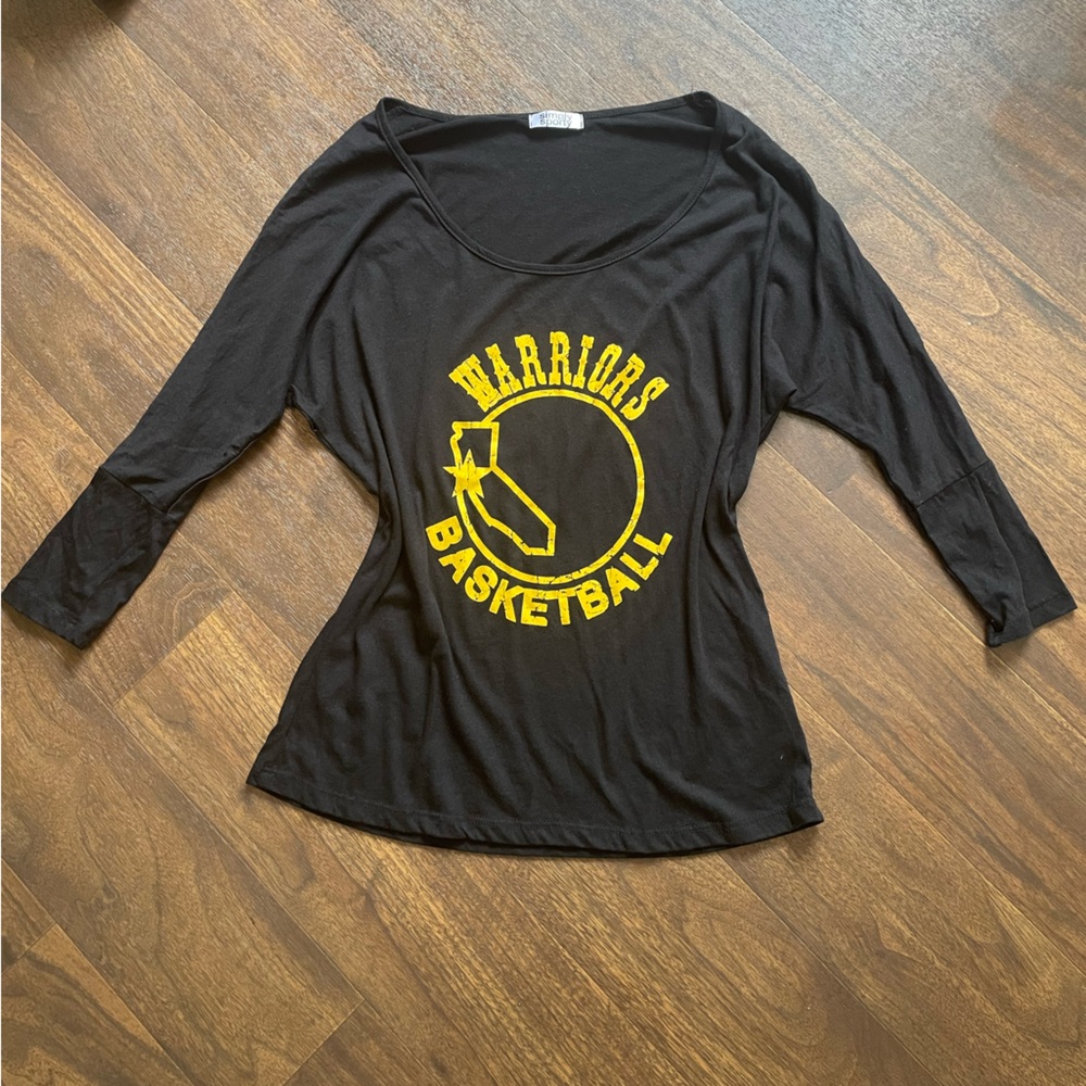 Black Warriors Basketball Long Sleeve Shirt